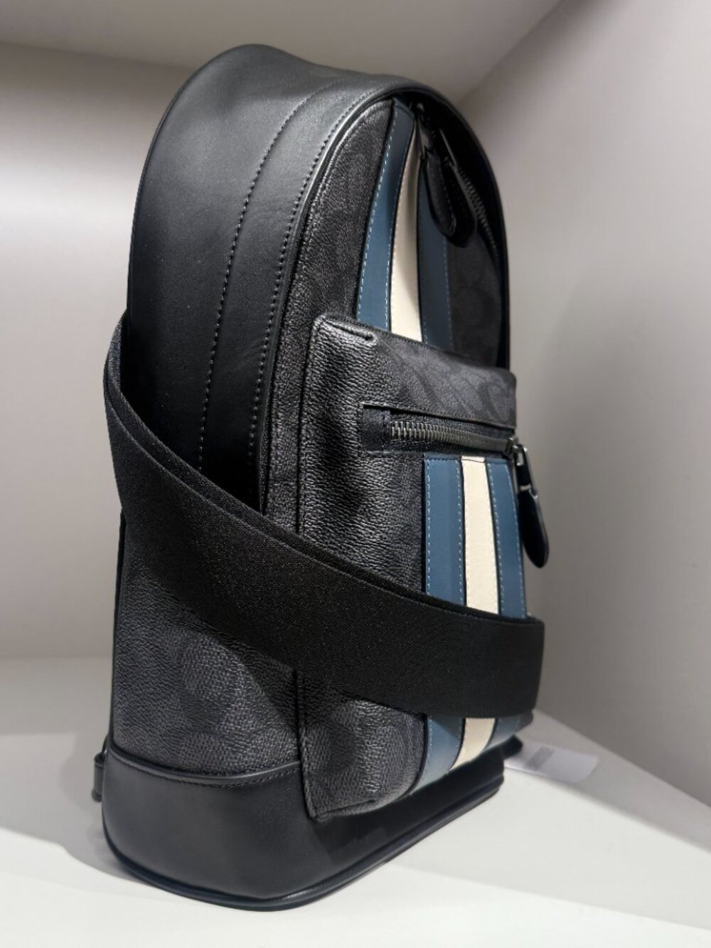 Coach West Pack In Signature Canvas With Varsity Stripe 2999 - Picture 3 of 6